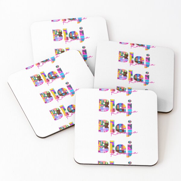 Item preview, Blaj, Romania, Vibrant Abstract City Typography Art designed and sold by Wanderful-roads.