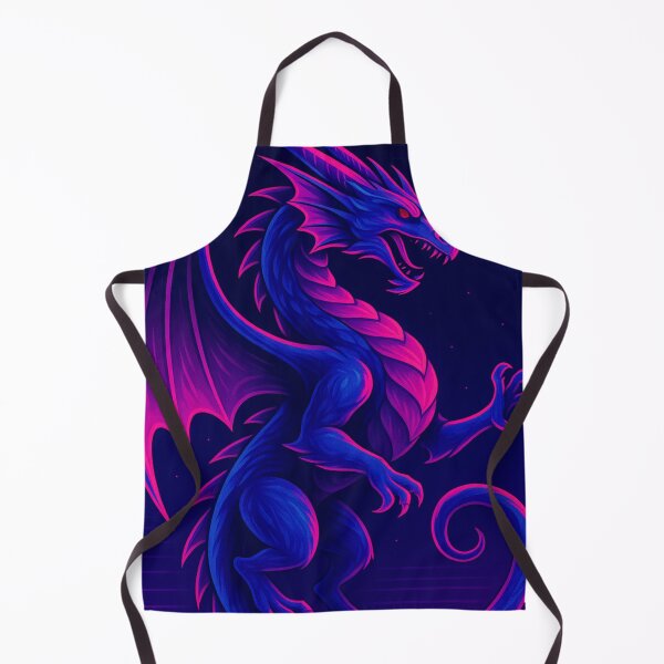 Item preview, Neon Dragon Warrior – Vaporwave Cyber Fantasy Art designed and sold by GolabMagic.