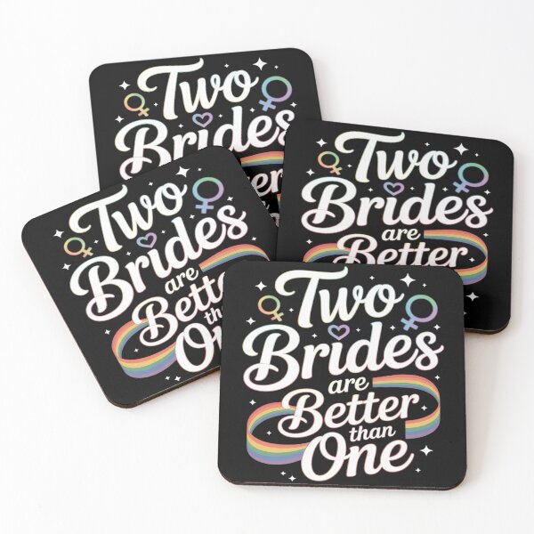 Item preview, Two Brides Are Better Than One Lesbian Wedding designed and sold by KotexTemu.