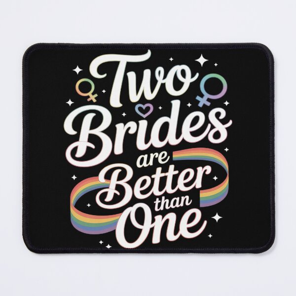 Item preview, Two Brides Are Better Than One Lesbian Wedding designed and sold by KotexTemu.