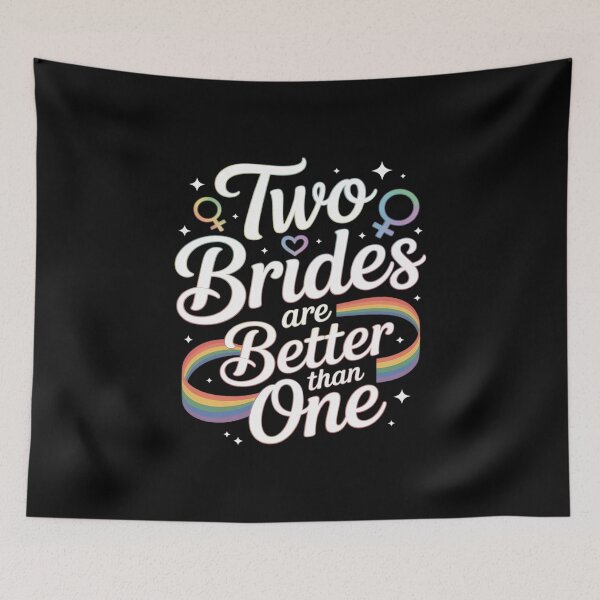 Item preview, Two Brides Are Better Than One Lesbian Wedding designed and sold by KotexTemu.