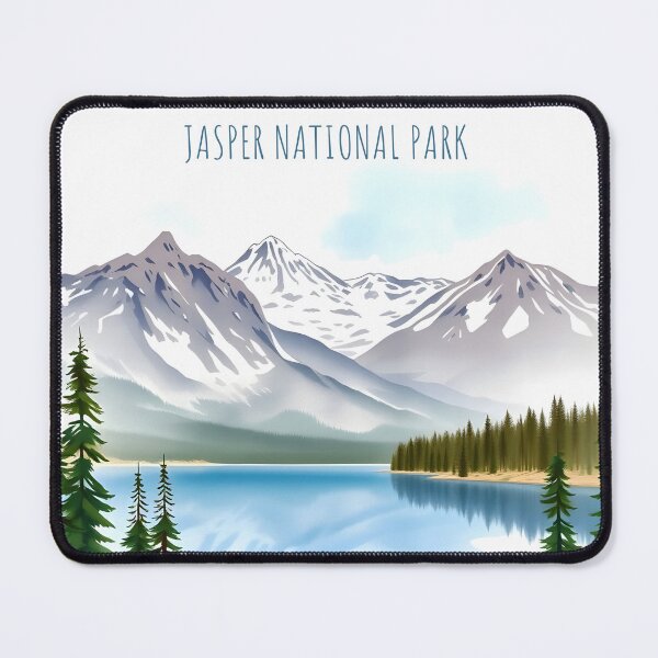 Item preview, Jasper National Park Watercolor designed and sold by EmeraldeaArt.