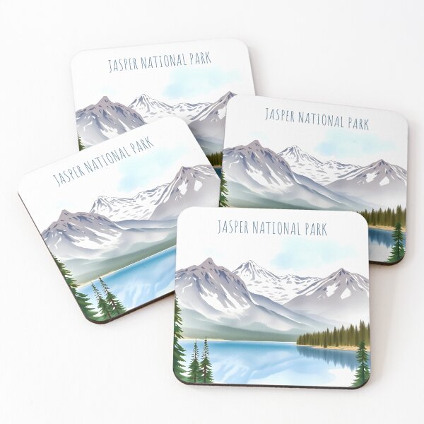 Item preview, Jasper National Park Watercolor designed and sold by EmeraldeaArt.