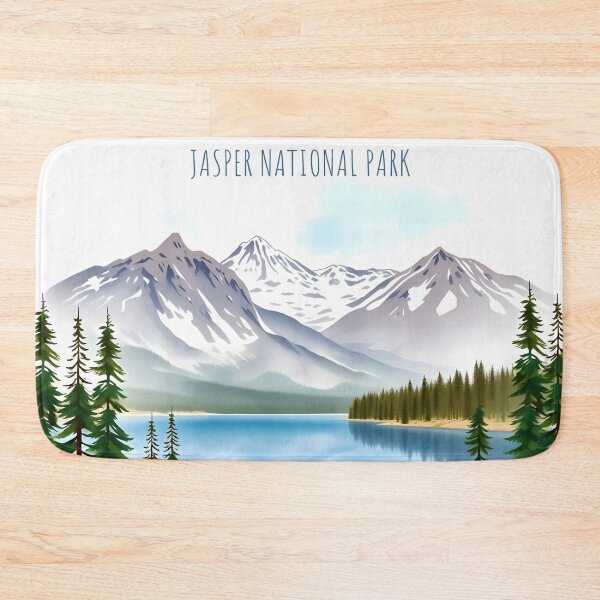 Item preview, Jasper National Park Watercolor designed and sold by EmeraldeaArt.