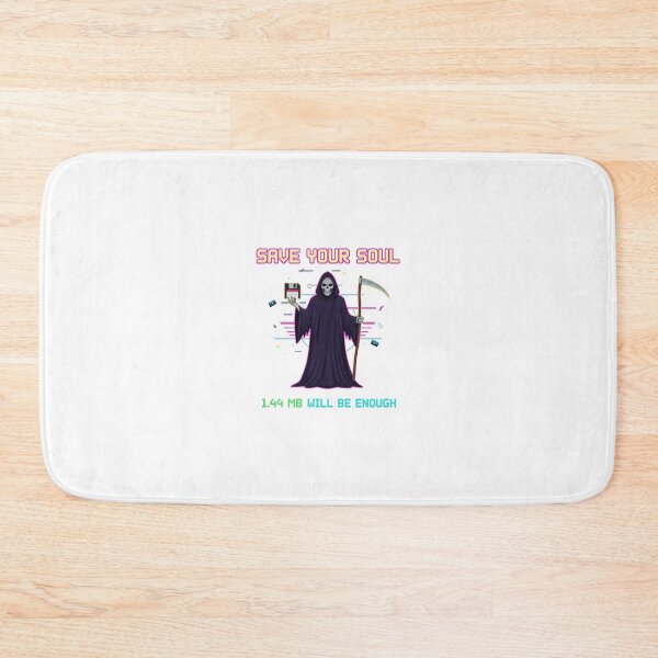 Item preview, Save Your Soul: Floppy Disk Grim Reaper designed and sold by FusionOfTrends.