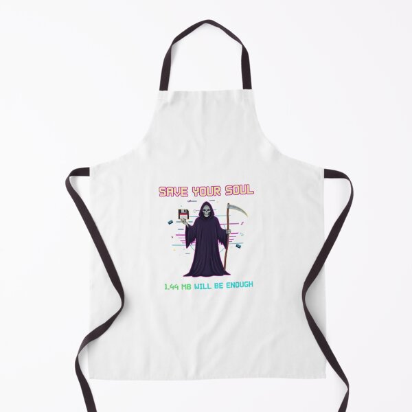 Item preview, Save Your Soul: Floppy Disk Grim Reaper designed and sold by FusionOfTrends.