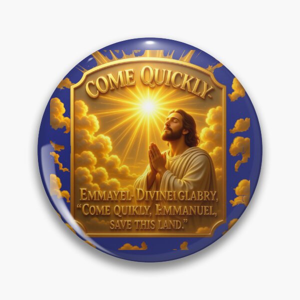 Item preview, “Come Quickly, Emmanuel – 3D Prayer Label” Design, designed and sold by PaintMeWorld.
