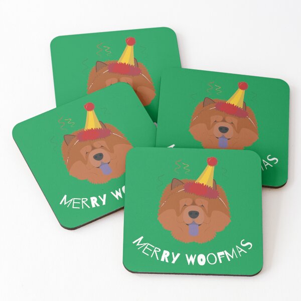 Item preview, Merry Woofmas | Chow | White designed and sold by annemyne.