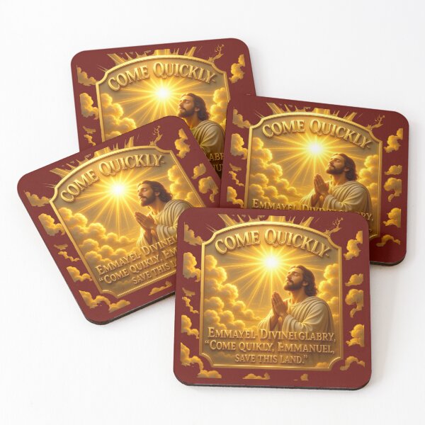 Item preview, “Come Quickly, Emmanuel – 3D Prayer Label” Design, designed and sold by PaintMeWorld.