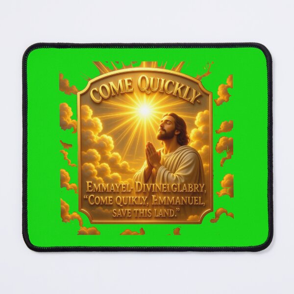 Item preview, “Come Quickly, Emmanuel – 3D Prayer Label” Design, designed and sold by PaintMeWorld.