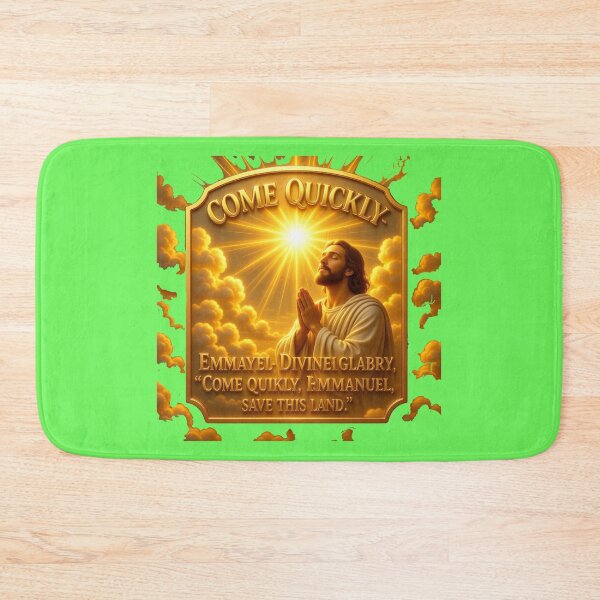 Item preview, “Come Quickly, Emmanuel – 3D Prayer Label” Design, designed and sold by PaintMeWorld.