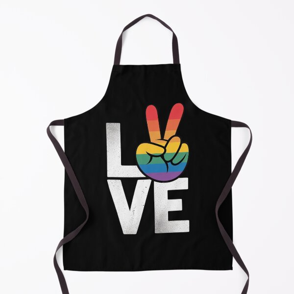 Item preview, Love Win Rainbow Peace Sign Pride Lesbian Gay LGBTQ designed and sold by KotexTemu.