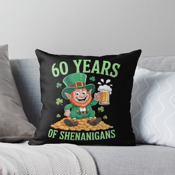 Item preview, St Patrick's Day 60th Birthday Leprechaun designed and sold by ValerieRodrigue.