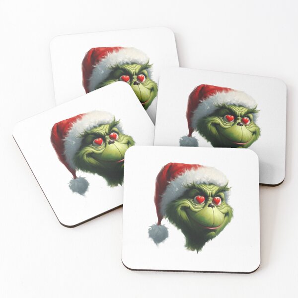Item preview, Grinch In Love Christmas Heart Eyes Art designed and sold by Amaya John.