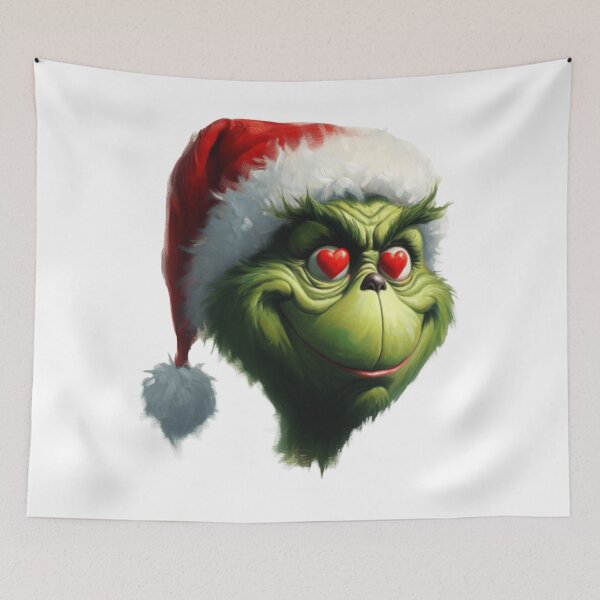 Item preview, Grinch In Love Christmas Heart Eyes Art designed and sold by Amaya John.
