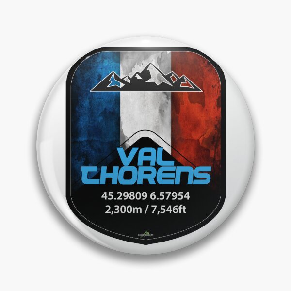 Item preview, Val Thorens France Les Trois Vallees Motorcycle Cycle Skiing Sticker T-Shirt 02 designed and sold by OuterShellUK.