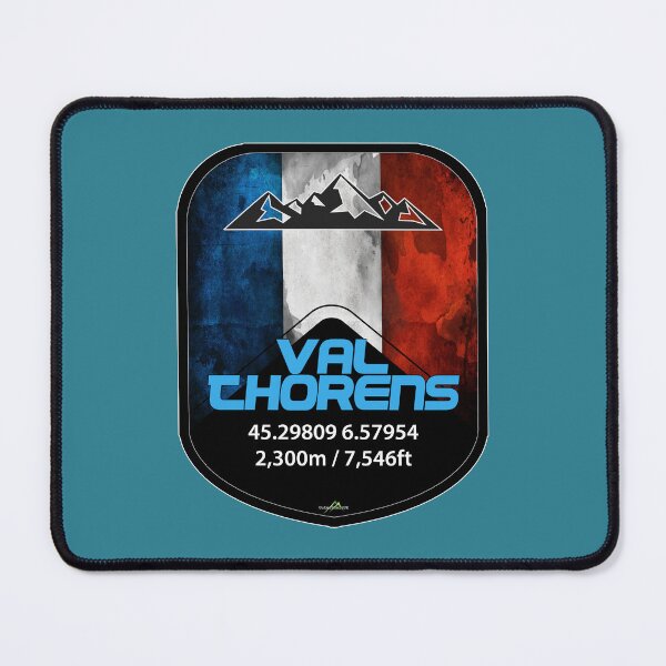 Item preview, Val Thorens France Les Trois Vallees Motorcycle Cycle Skiing Sticker T-Shirt 02 designed and sold by OuterShellUK.