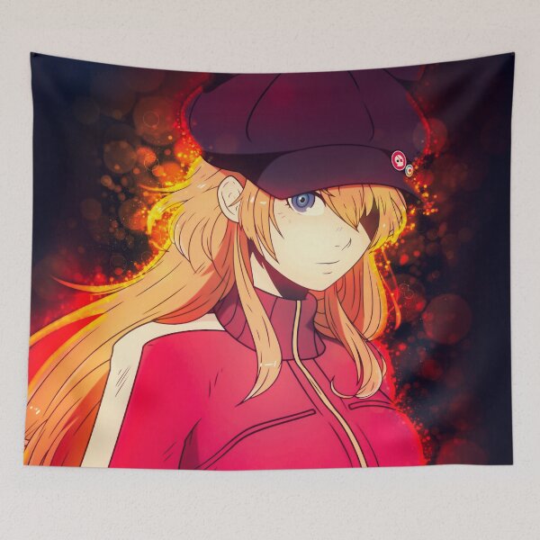 Item preview, Fiery Spirit Asuka Langley Soryu Neon Genesis Evangelion Bold Flame Energy designed and sold by thedarvills.