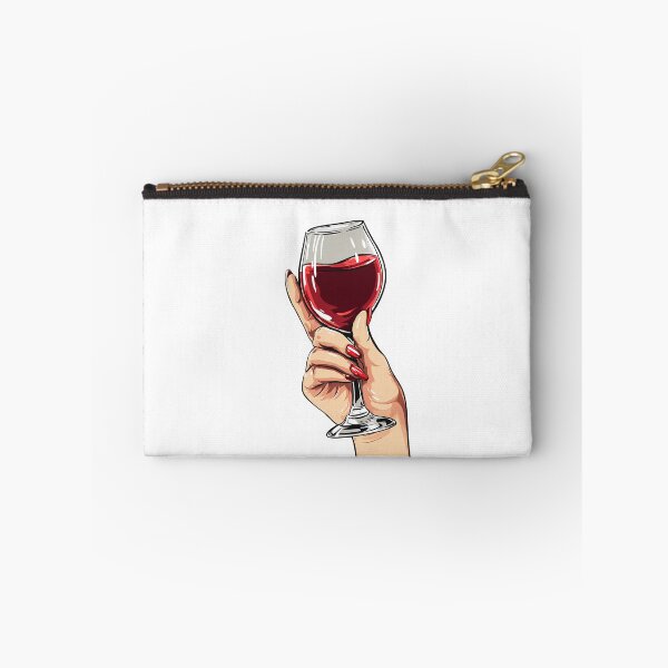Item preview, Elegant Woman’s Hand Holding Wine Glass — “Cheers” designed and sold by SleekLineSketches.
