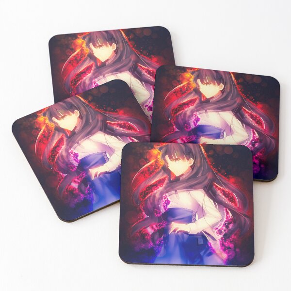 Item preview, Rin Tohsaka Fate Stay Night Elegance And Power In Crimson Aura designed and sold by thedarvills.