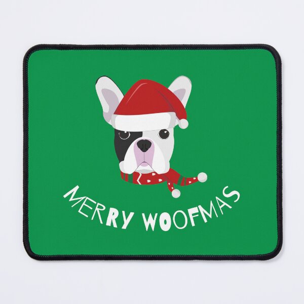 Item preview, Merry Woofmas | Boston Terrier | White designed and sold by annemyne.