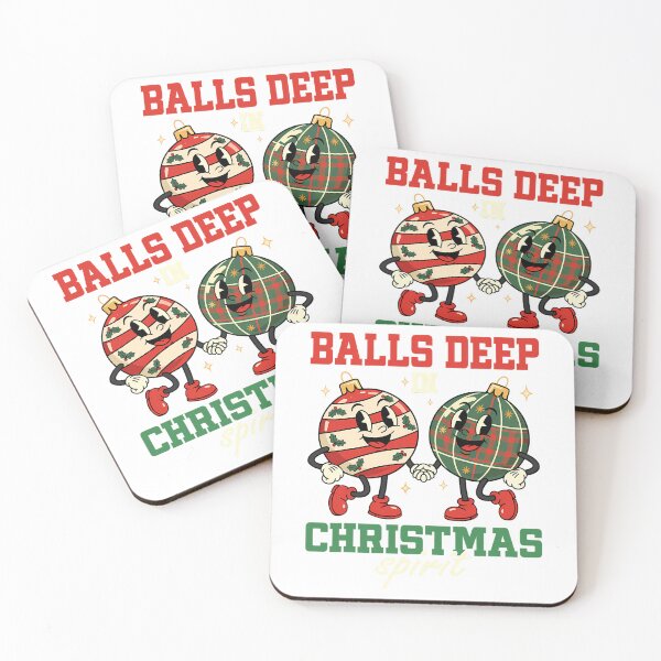 Item preview, Deep Couple Holiday Christmas Balls Happy Quote In Vintage designed and sold by JasonesNance.