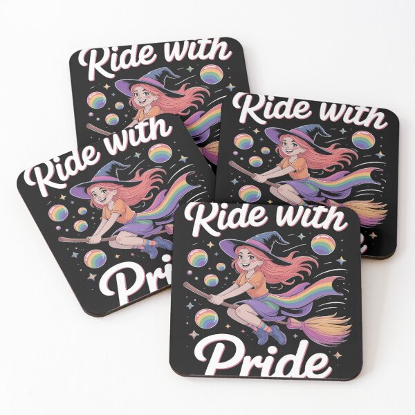 Item preview, Witch Ride With Pride LGBTQ+ Gay Lesbian Halloween designed and sold by KotexTemu.