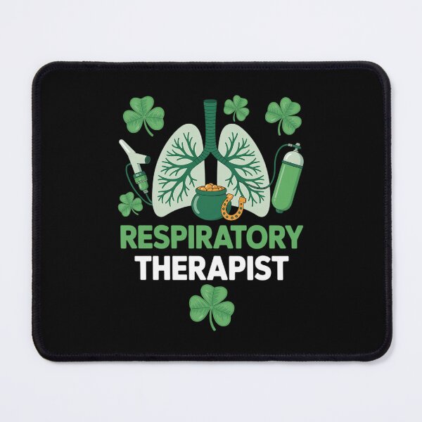 Item preview, Respiratory Therapist Shamrocks Patrick's Day designed and sold by ValerieRodrigue.