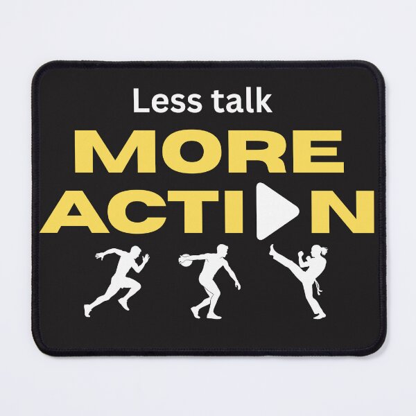 Item preview, less talk more action  designed and sold by JMcreati0ns.