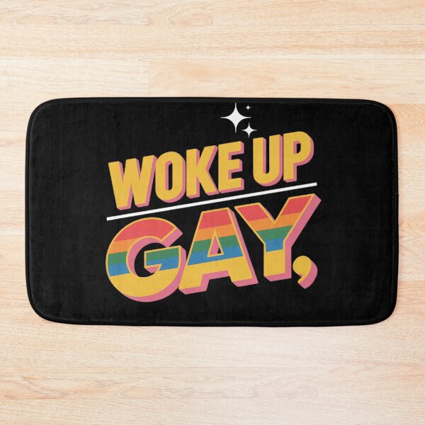 Item preview, Woke Up Gay Again Pride Month Heart Colorful Lesbian LGBTQA designed and sold by NailMolisa.