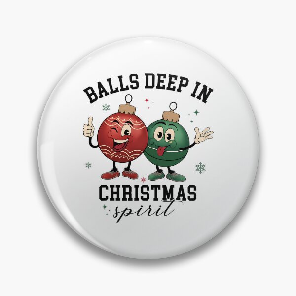 Item preview, Christmas Holiday Happy Deep Vintage Couple Balls Quote In designed and sold by JasonesNance.