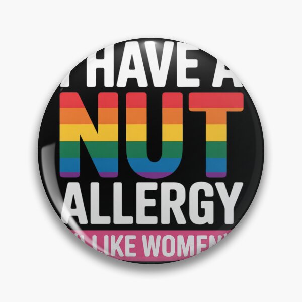 Item preview, Women's Lesbian I Have a Nut Allergy Lesbian 1 designed and sold by NailMolisa.