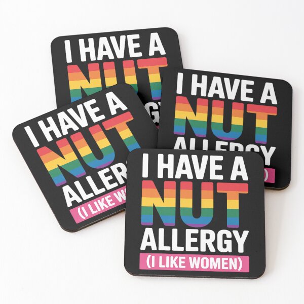 Item preview, Women's Lesbian I Have a Nut Allergy Lesbian 1 designed and sold by NailMolisa.