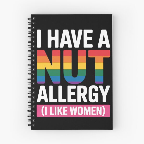 Item preview, Women's Lesbian I Have a Nut Allergy Lesbian 1 designed and sold by NailMolisa.