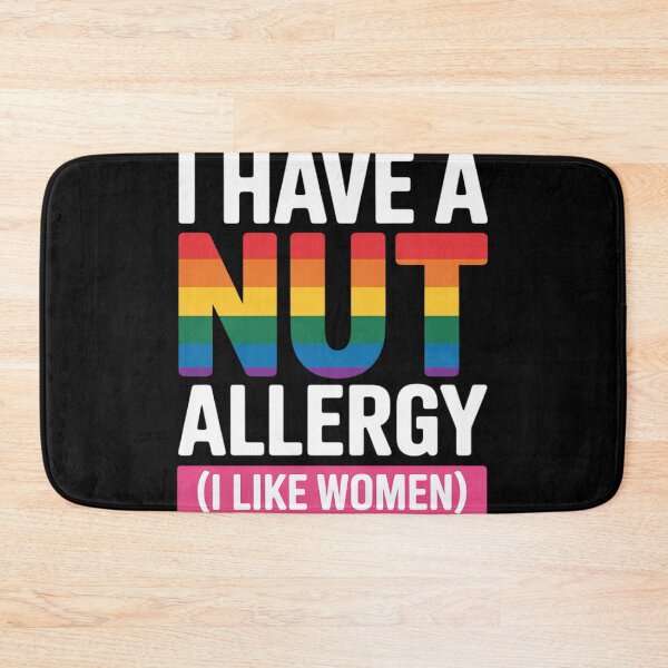 Item preview, Women's Lesbian I Have a Nut Allergy Lesbian 1 designed and sold by NailMolisa.