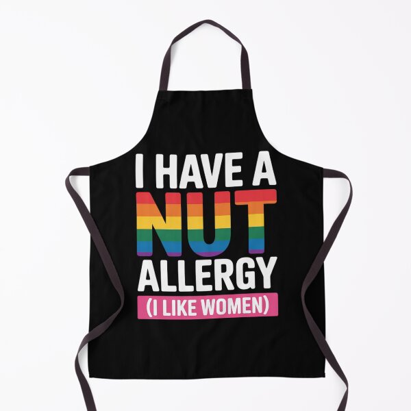 Item preview, Women's Lesbian I Have a Nut Allergy Lesbian 1 designed and sold by NailMolisa.