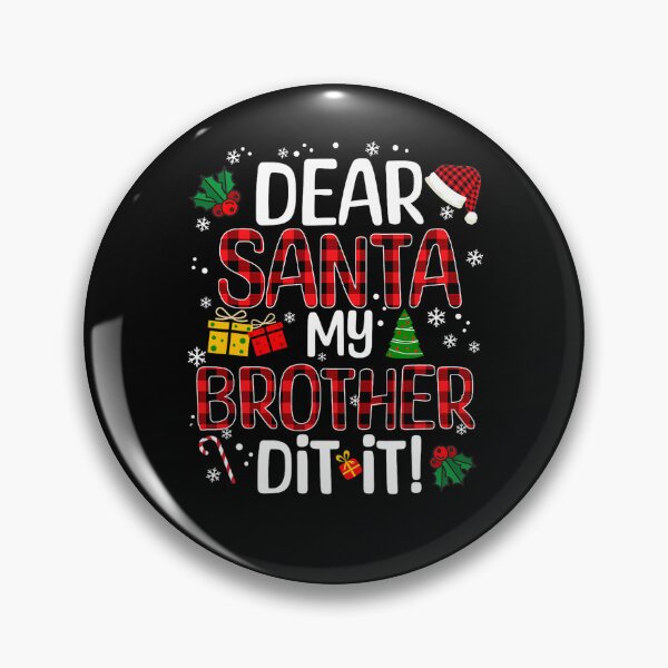 Item preview, Holiday Retro Vintage Did My It Funny Brother Dear Santa Christmas designed and sold by MediarMedic.