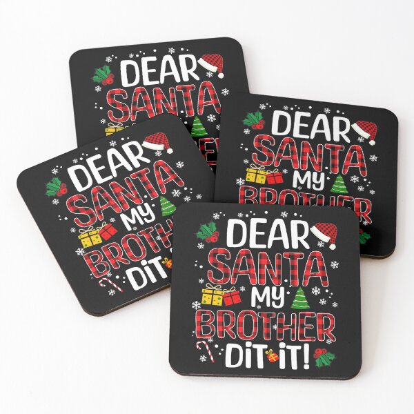 Item preview, Holiday Retro Vintage Did My It Funny Brother Dear Santa Christmas designed and sold by MediarMedic.