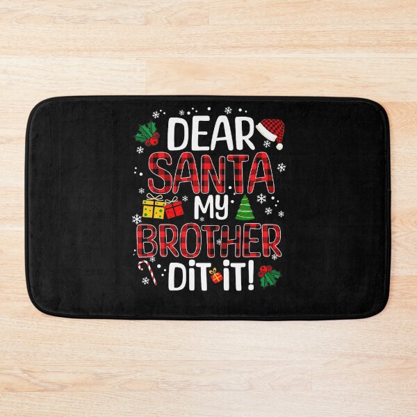 Item preview, Holiday Retro Vintage Did My It Funny Brother Dear Santa Christmas designed and sold by MediarMedic.