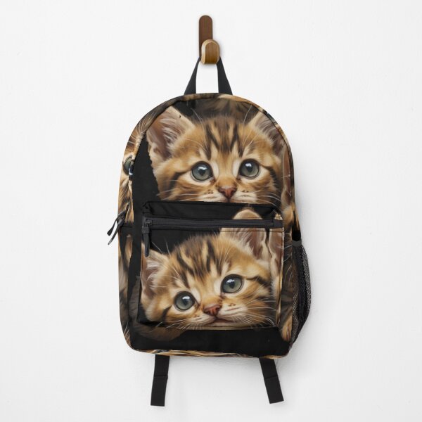 Item preview, Tiny Toyger Kitten Siblings – Adorable Artistic Feline Portrait designed and sold by SweetRossel.