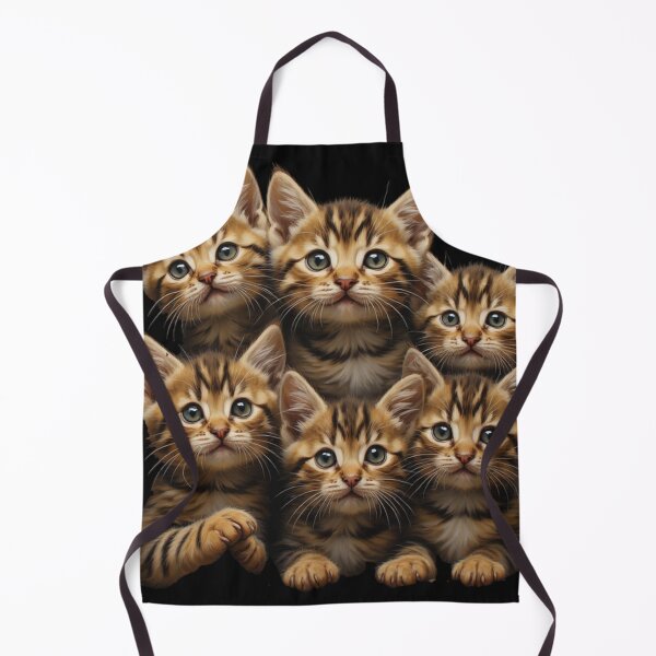 Item preview, Tiny Toyger Kitten Siblings – Adorable Artistic Feline Portrait designed and sold by SweetRossel.
