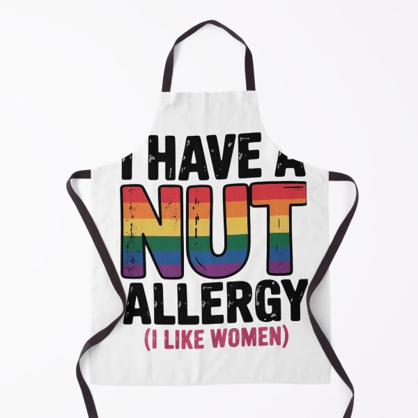 Item preview, Women's Lesbian I Have a Nut Allergy Lesbian designed and sold by NailMolisa.