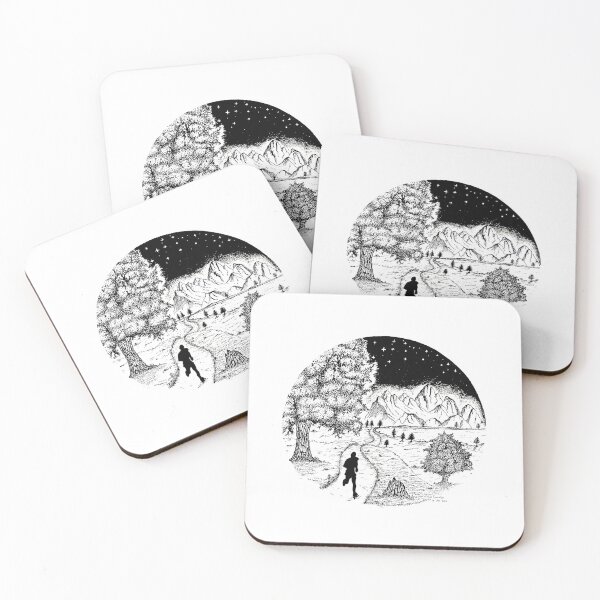 Item preview, Starlit Mountain Journey designed and sold by Sasitee.