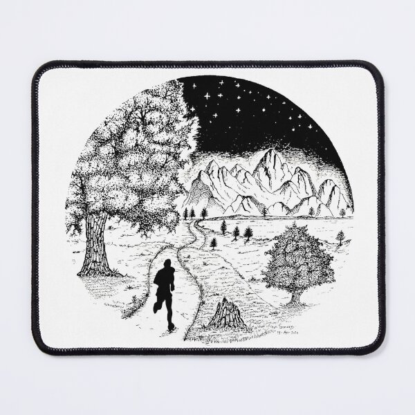 Item preview, Starlit Mountain Journey designed and sold by Sasitee.