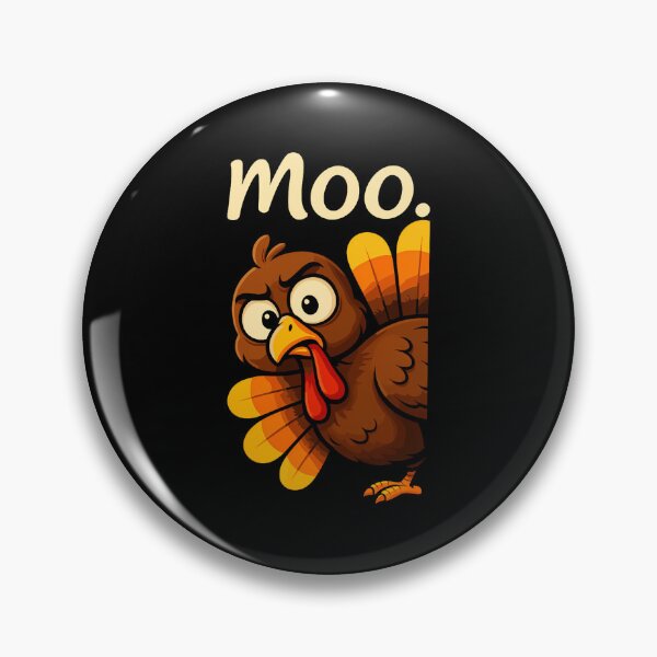 Item preview, Moo Funny 90s Thanksgiving Day Festive Turkey Holiday Cow designed and sold by rebeccathanuos.