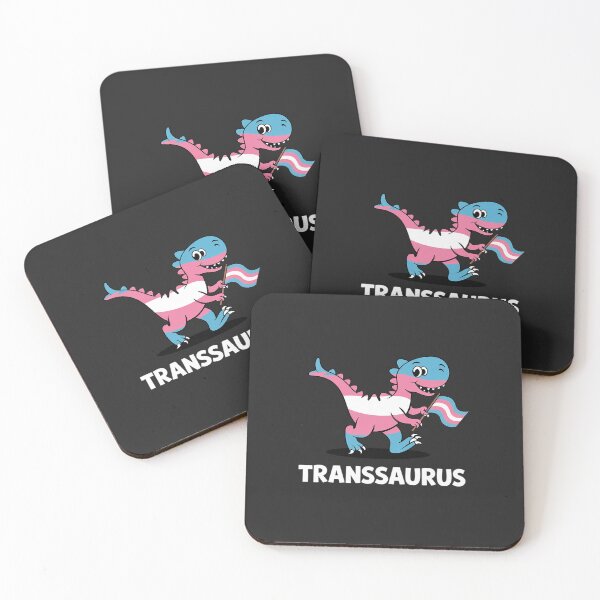 Item preview, Trans Dinosaurs Transexual Dino LGBT Pride Transgender T-Rex designed and sold by GaryPacheco6.