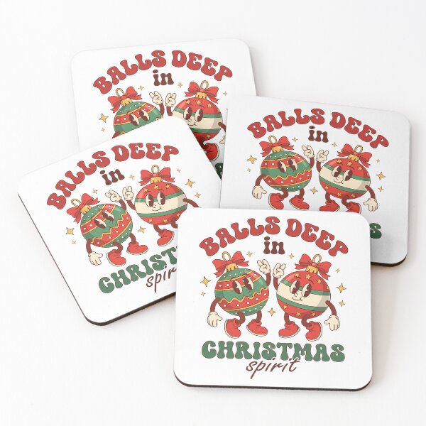 Item preview, In Christmas Couple Vintage Happy Balls Holiday Deep Quote designed and sold by JasonesNance.