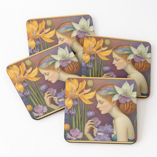 Item preview, A Girl at the Garden designed and sold by Nira Dabush.