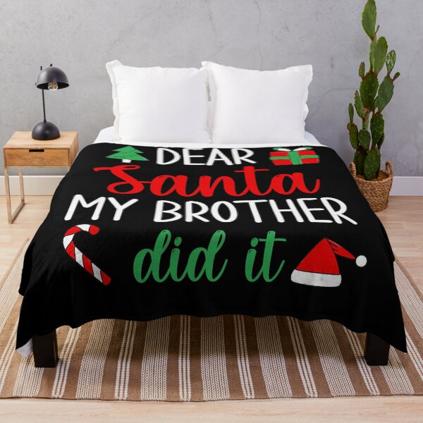 Item preview, Christmas Dear Retro Holiday Vintage My Funny Brother Did It Santa designed and sold by MediarMedic.