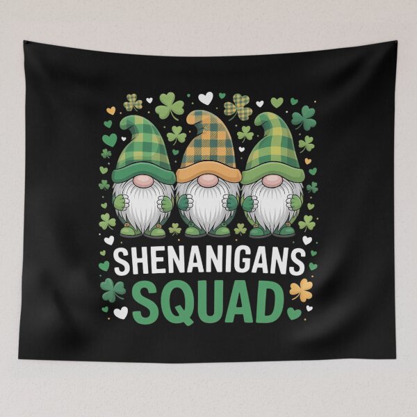 Item preview, Shenanigans Squad St Patricks Day Gnomes Family designed and sold by DentistLegal.
